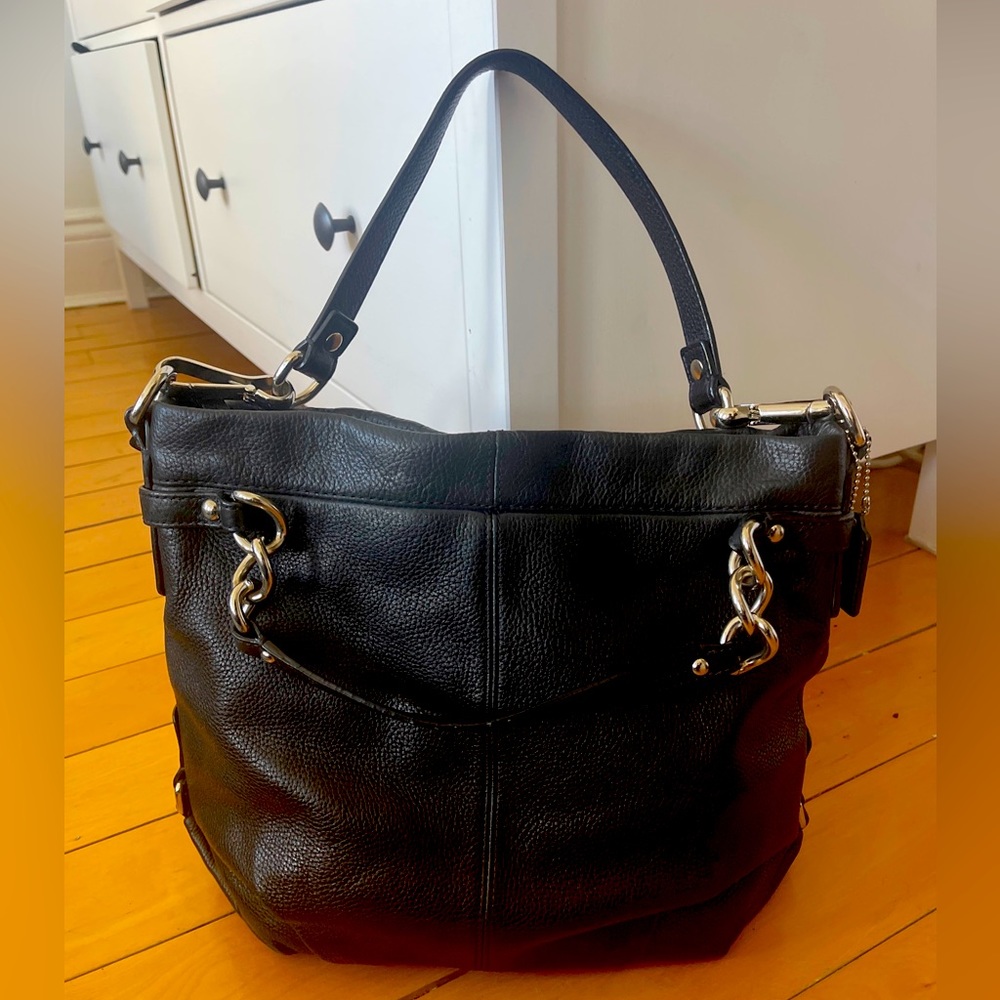 Coach Black Leather Purse